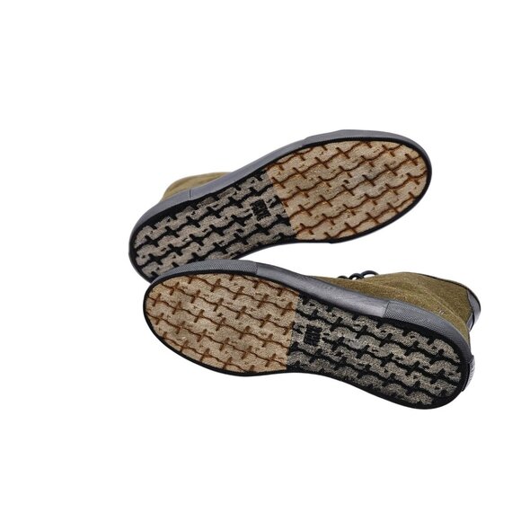 Frye Men's Olive Wool Rubber High-Top Ludlow Fashion Shoes Size 13 385 - Picture 11 of 16